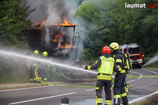 Brand Mähdrescher