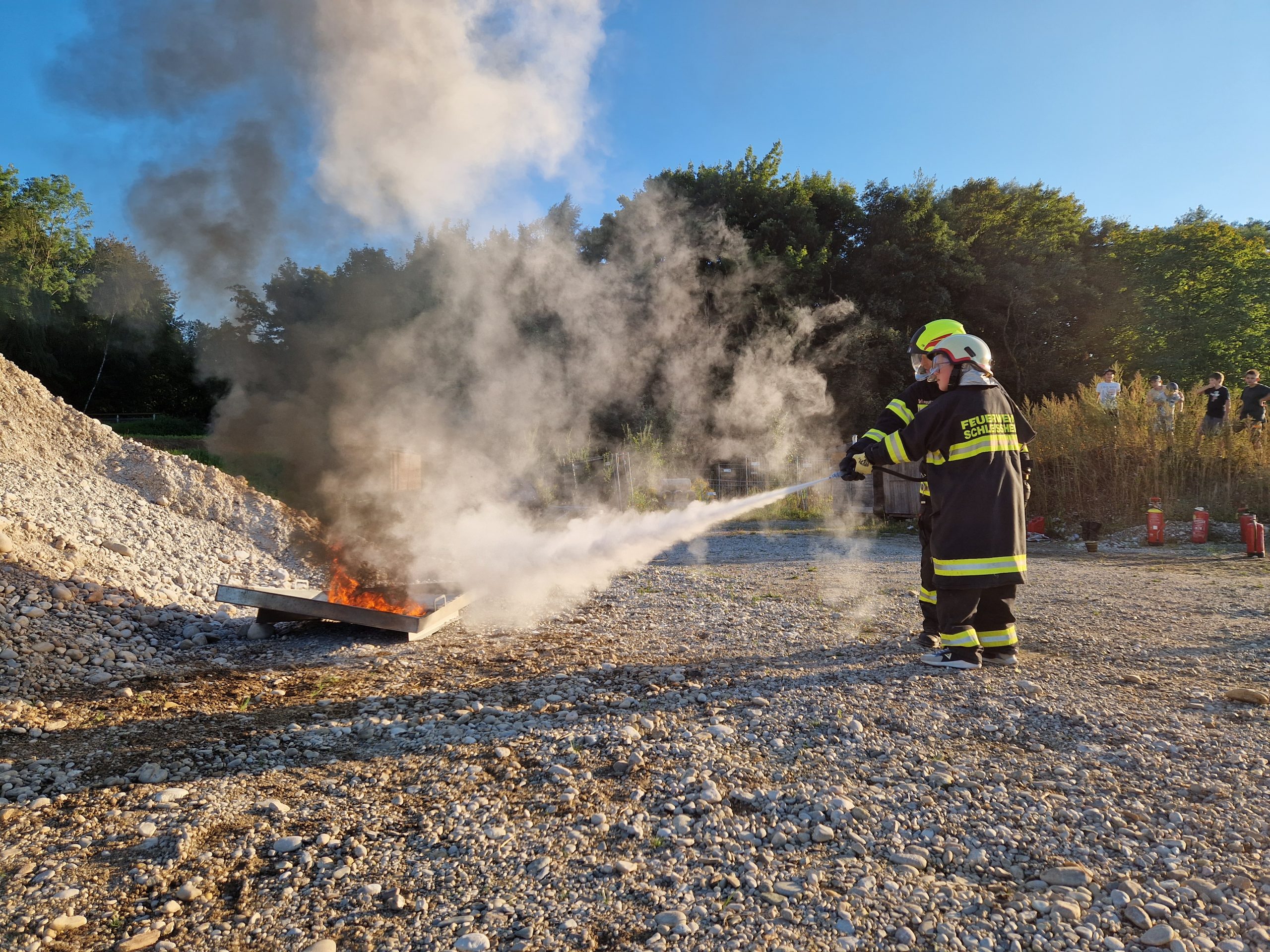 Feuerlöscherübung