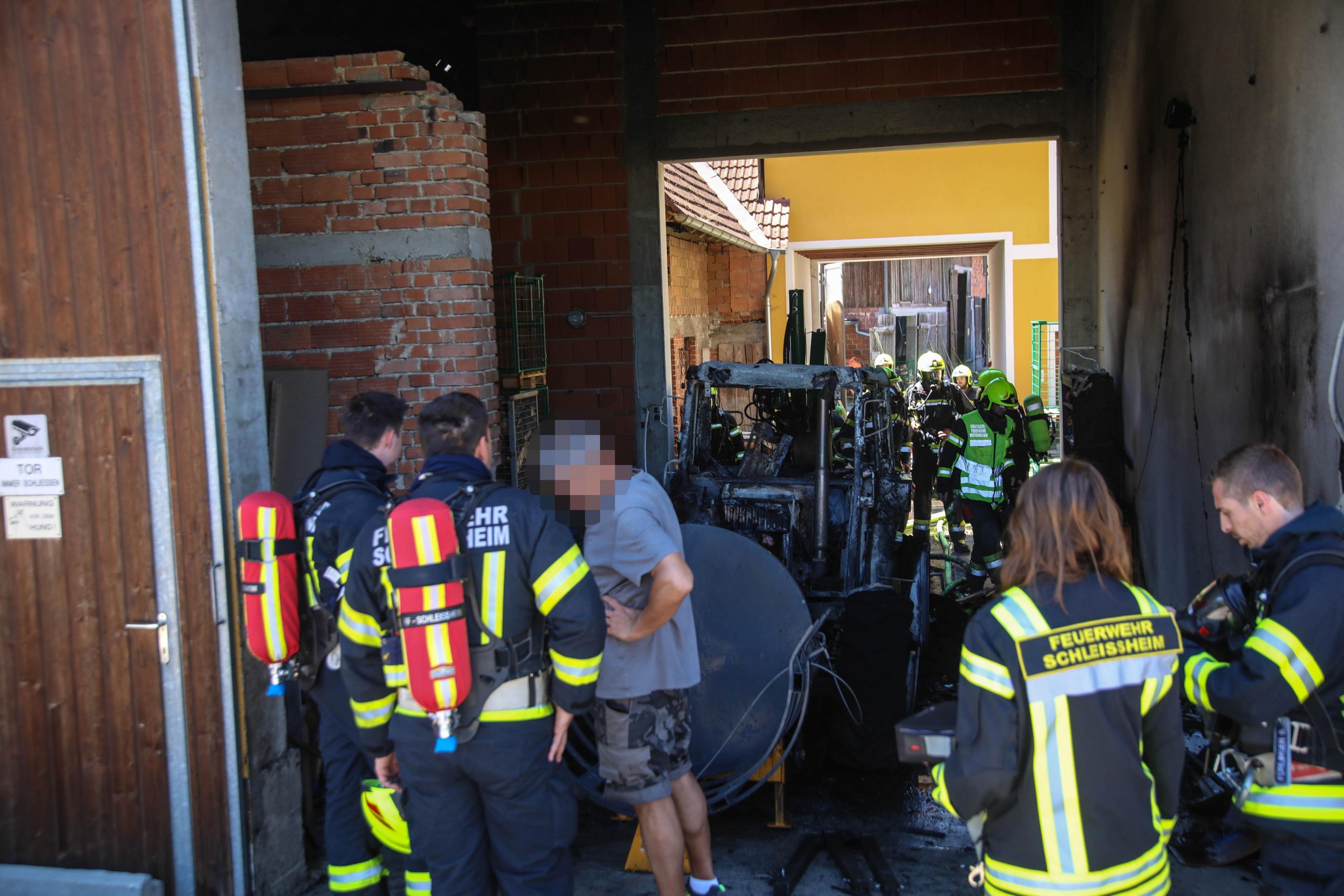 Brand landwirtschaftliches Objekt Weißkirchen